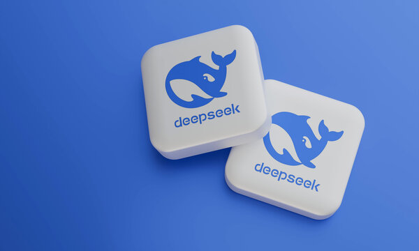Deepseek Chinese artificial intelligence model logo