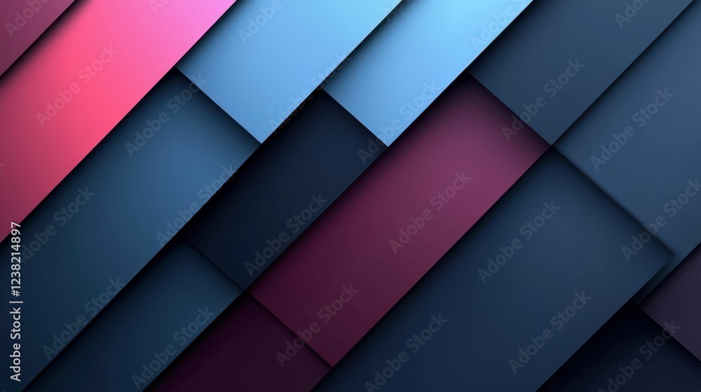 Poster abstract colorful background with layered geometric shapes design
