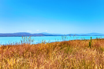 Lake Ruataniwha, Canterbury, South Island, New Zealand, Oceania.