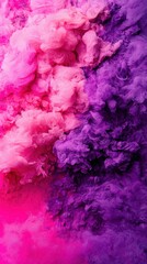 Fototapeta premium Colorful Abstract Smoke Texture in Pink and Purple Hues