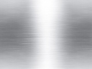 Brushed Metal Texture: A high-resolution image showcasing a seamless brushed metal texture with subtle variations in tone and a gleaming, polished look. Ideal for backgrounds, overlays.