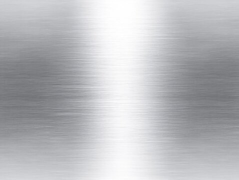 Brushed Metal Texture: A high-resolution image showcasing a seamless brushed metal texture with subtle variations in tone and a gleaming, polished look. Ideal for backgrounds, overlays.
