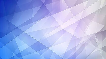 Obraz premium Abstract Geometric Blue and White Design: A Modern Digital Art