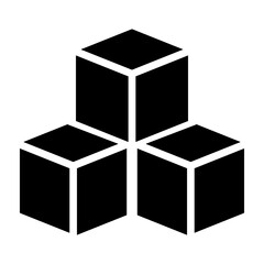 Blocks Glyph Icon Design