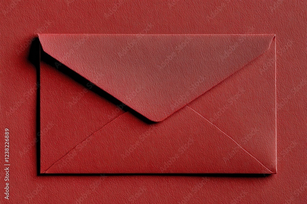 Poster elegant matte scarlet paper texture with subtle gradient reflecting sophistication and luxury for re