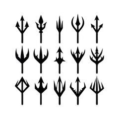 Collection of Trident Logos in Various Styles