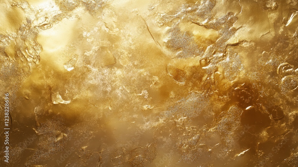 Poster shimmering gold background with soft gradients and subtle sparkles, creating an elegant and luxuriou
