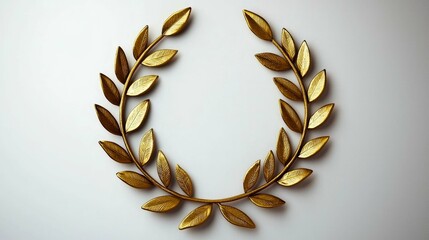 Golden Laurel Wreath: Symbol of Victory, Achievement, and Award