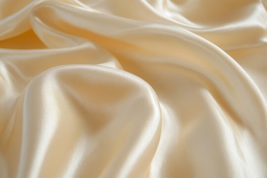 Soft cream satin texture on pale gold paper for elegant stationery and luxury crafts, perfect for upscale designs and sophisticated branding concepts