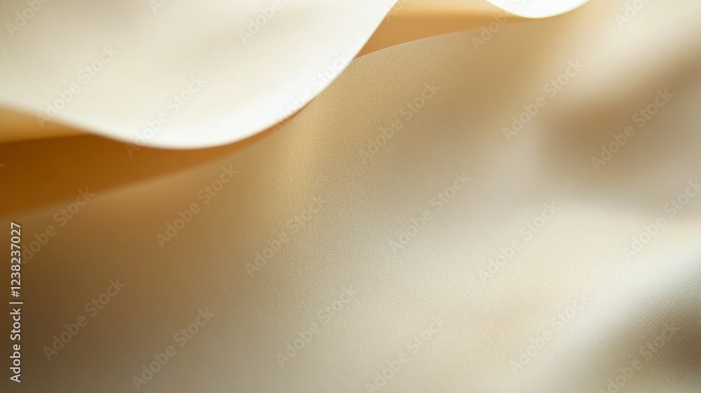 Poster a gentle flow of luxurious fabric unfolds in soothing hues, showcasing delicate textures and invitin