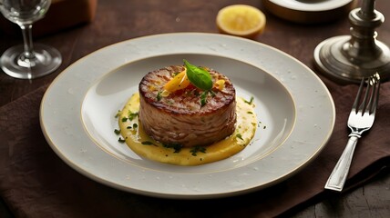 beef steak on a plate