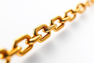 Obraz premium Blockchain innovation depicting secure property ownership on a minimalist white background for tech enthusiasts and investors looking for illustrative visuals