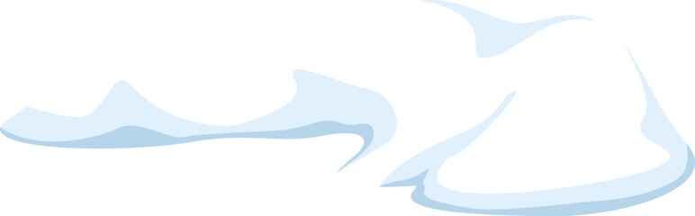 Cartoon representation of a light blue cloud floating gently in a clear sky, creating a serene and peaceful atmosphere, ideal for children s illustrations or weather related projects