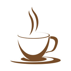 coffe cup icon vector illustration template design