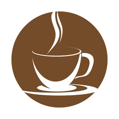 coffe cup icon vector illustration template design