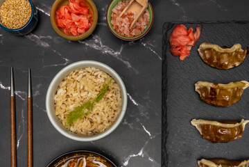 Traditionally, these dumplings are made with a wheat flour dough, which is rolled out into thin circles and filled with a mixture of minced meat and vegetables