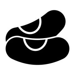 Beans Glyph Icon Design