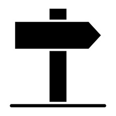 Sign Glyph Icon Design