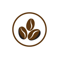 coffee bean icon vector