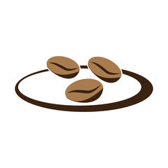 coffee bean icon vector