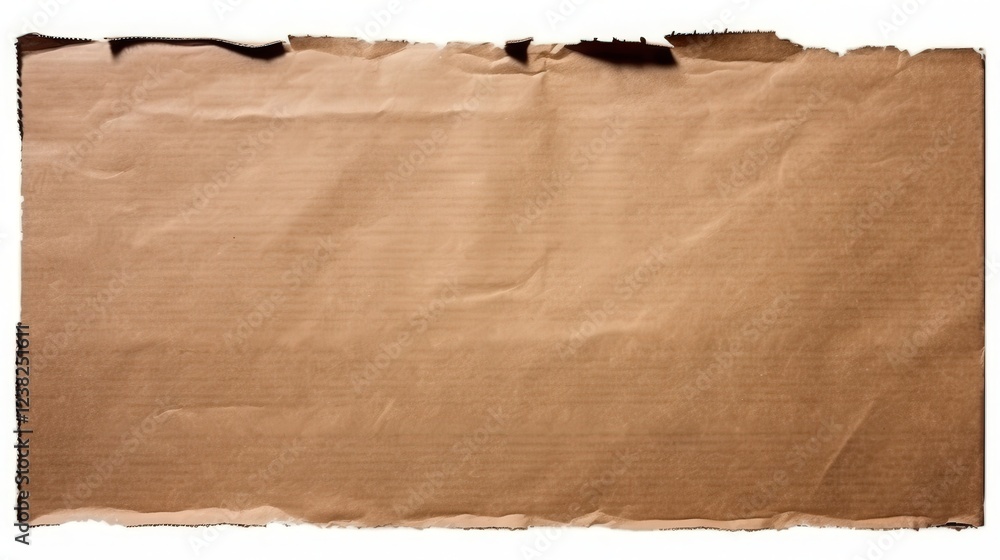 Poster old brown cardboard paper texture suitable for various craft and design projects, vintage background
