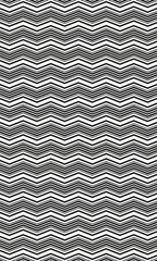 Black and white abstract zig zag pattern wallpaper
