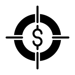 Target Glyph Icon Design
