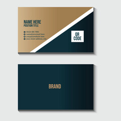 Modern style business card template