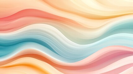 Obraz premium Pastel wave abstract background texture design