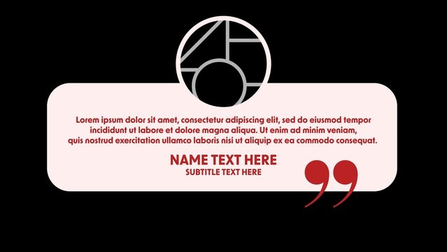 Modern Customer Review Template with Quote