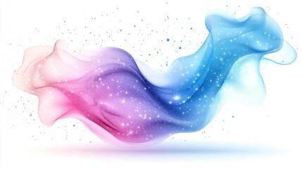 Abstract colorful wave, glowing, digital, background, design element