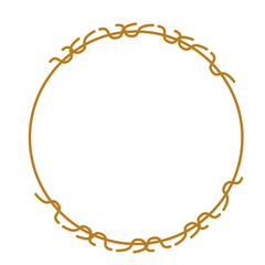 luxury gold circle frame for wedding, greeting