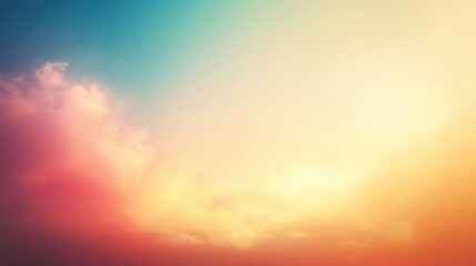 Obraz premium Colorful sunset sky cloudscape background design