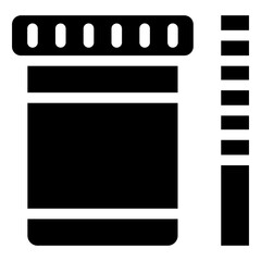 Urine Test Glyph Icon