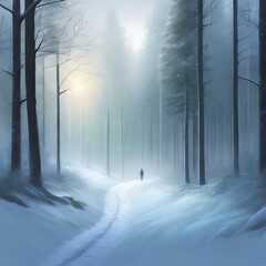 Solitudes Path: Walking Through Winters Whispers