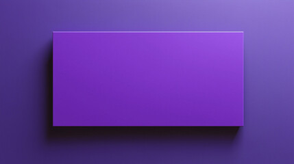 purple  blank rectangular banner isolated on purple background