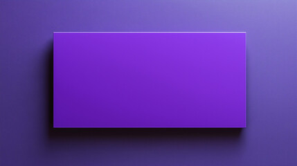 purple blank rectangular banner isolated on purple    background