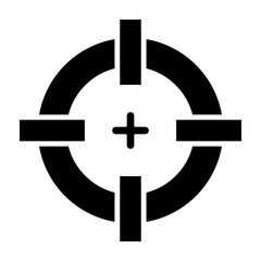 Target Glyph Icon Design