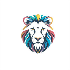 Powerful lion head vector illustration with sharp details and a bold, modern design. Perfect for branding, sports logos, and digital artwork.