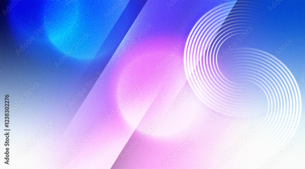 Poster Pastel gradient background with circular pattern
