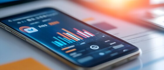 Futuristic SEO Trends 2025 Presentation with Holographic Visuals of Voice Search and AI Driven