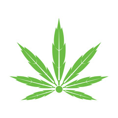 cannabis leaf symbol and icon