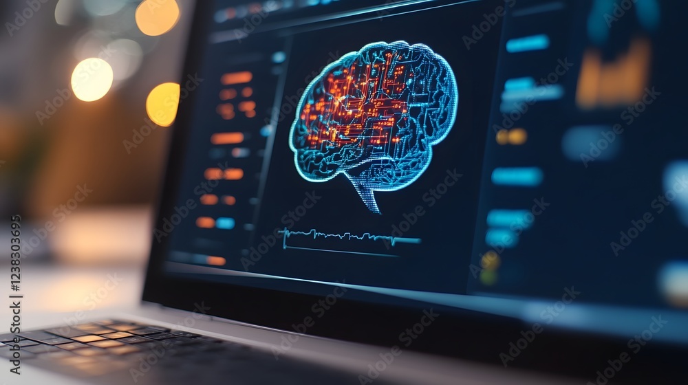 Aufkleber cutting edge neuromarketing lab optimizing consumer insights through advanced biometric analysis