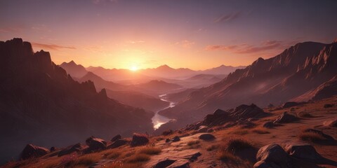 Naklejka premium Softly glowing light bleeds into the distance, fading luminescence, abstract texture, diffused light