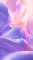 Soft Pastel Purple and Pink Fluid Gradient Blending with Smooth Transitions