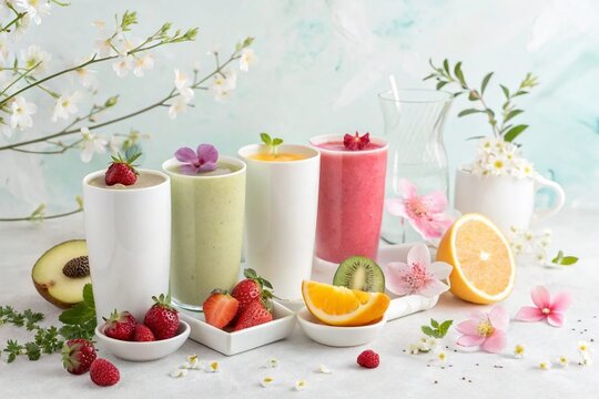 Mixed Fruit Juice with Apple, Kiwi, and Lemon &ndash; Organic Detox Drinkapple, kiwi, lemon, detox, juice, organic, fresh, healthy