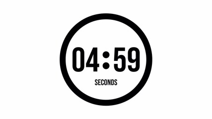 10 seconds circle countdown timer with milliseconds  count ideal for time management or countdown concepts. transparent background