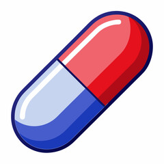 pill vector with white background