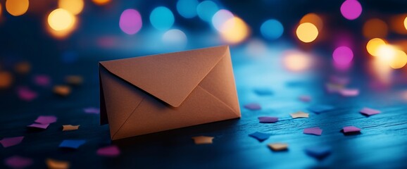 Enveloping Mystery: A Festive Night Message