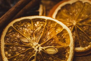Dried citrus fruit
